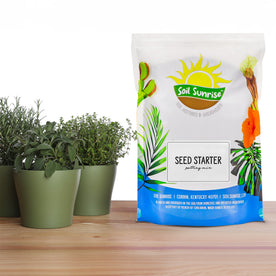 All Natural Seed Starting Mix (8 Quarts), Expert Grade Seed Starter Potting Mix, Start Herbs, Vegetables, and Other Grass