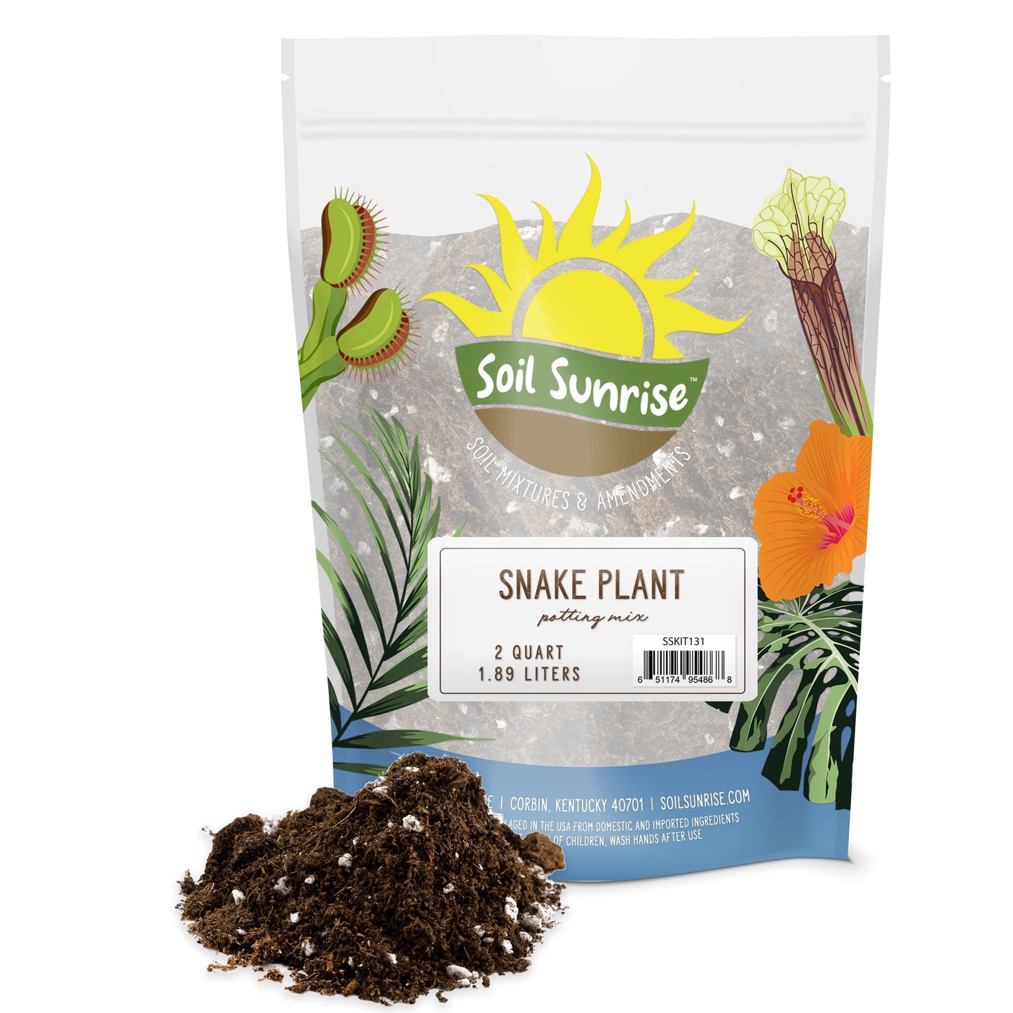 Snake Plant Potting Soil Mix (2 Quarts) - SSKIT131