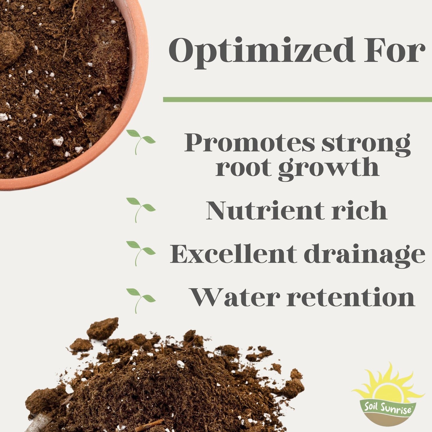 Microgreen Potting Soil Mix (12 Quarts)
