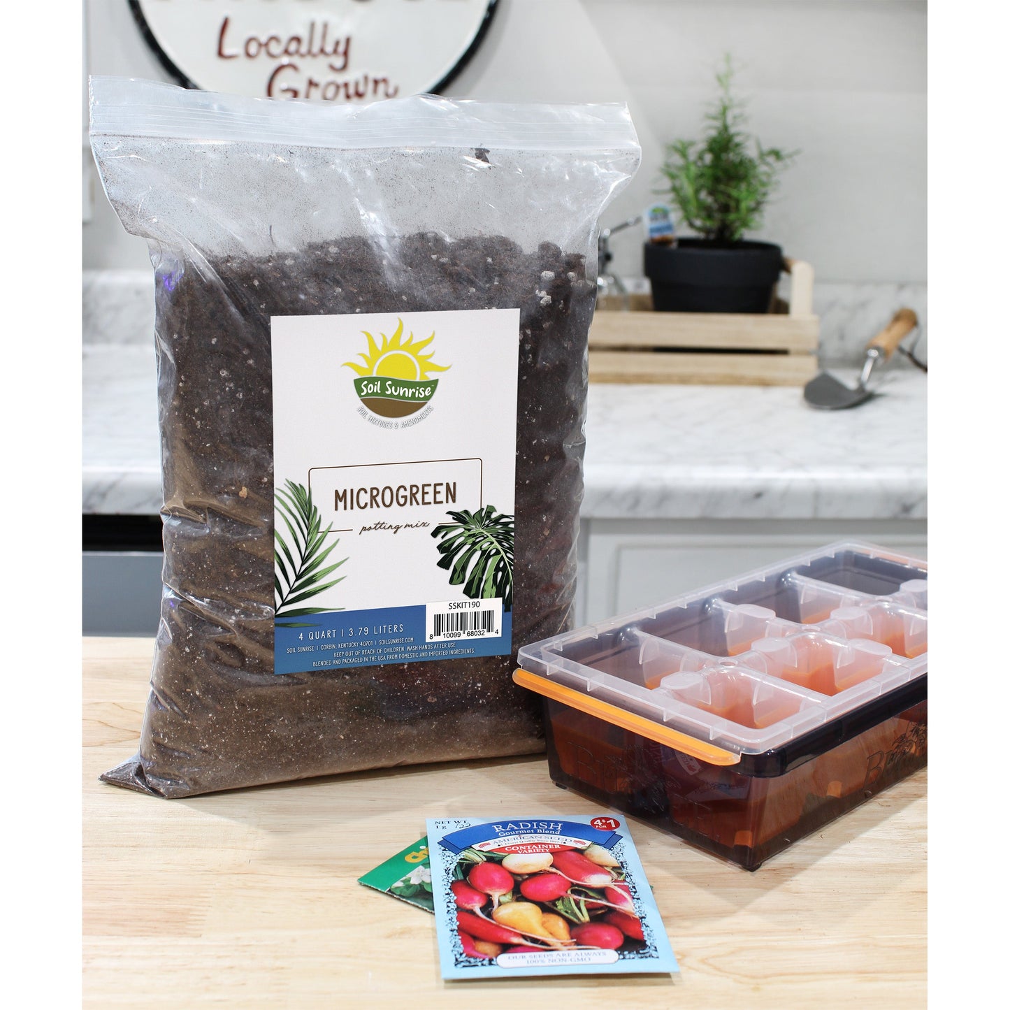 Microgreen Potting Soil Mix (12 Quarts)