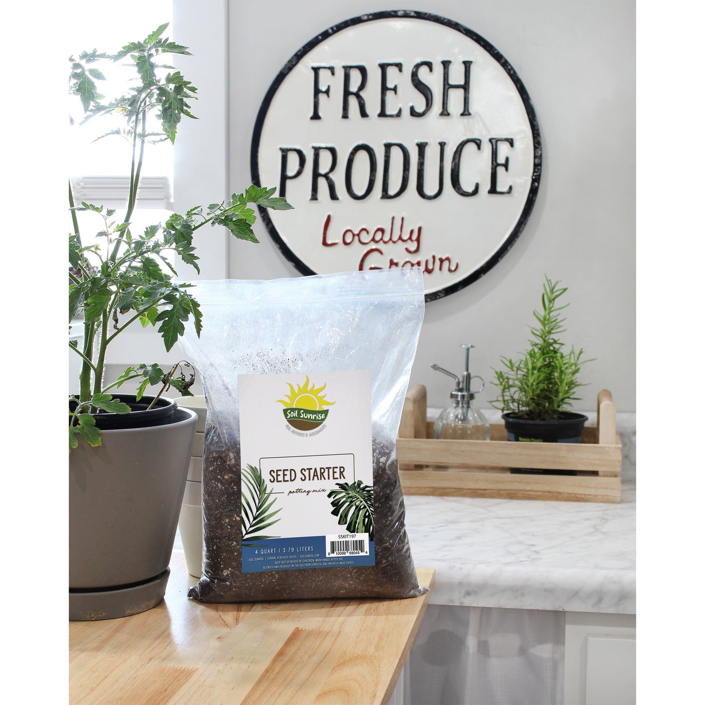 All Natural Seed Starting Mix (8 Quarts) - SSKIT198