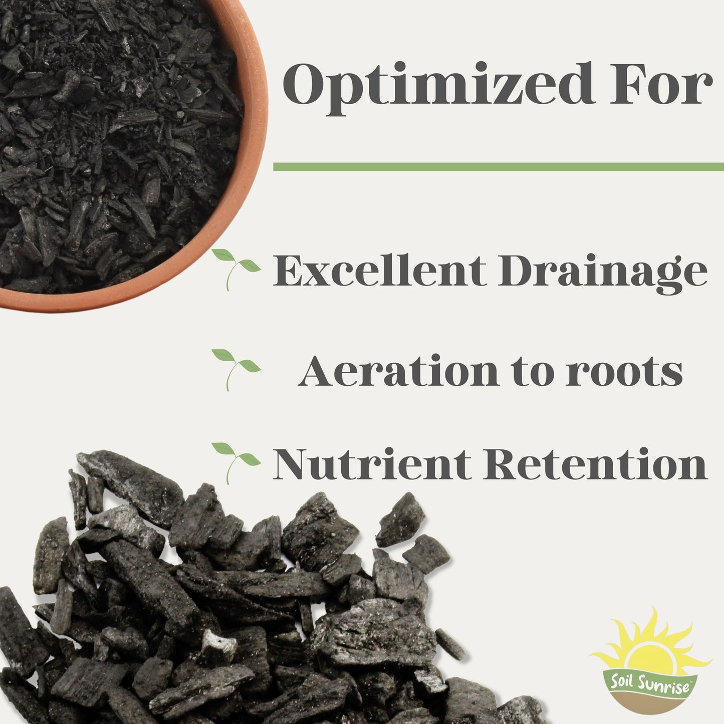 Horticultural Charcoal for Indoor Plants (4 Quarts) - SSKIT136
