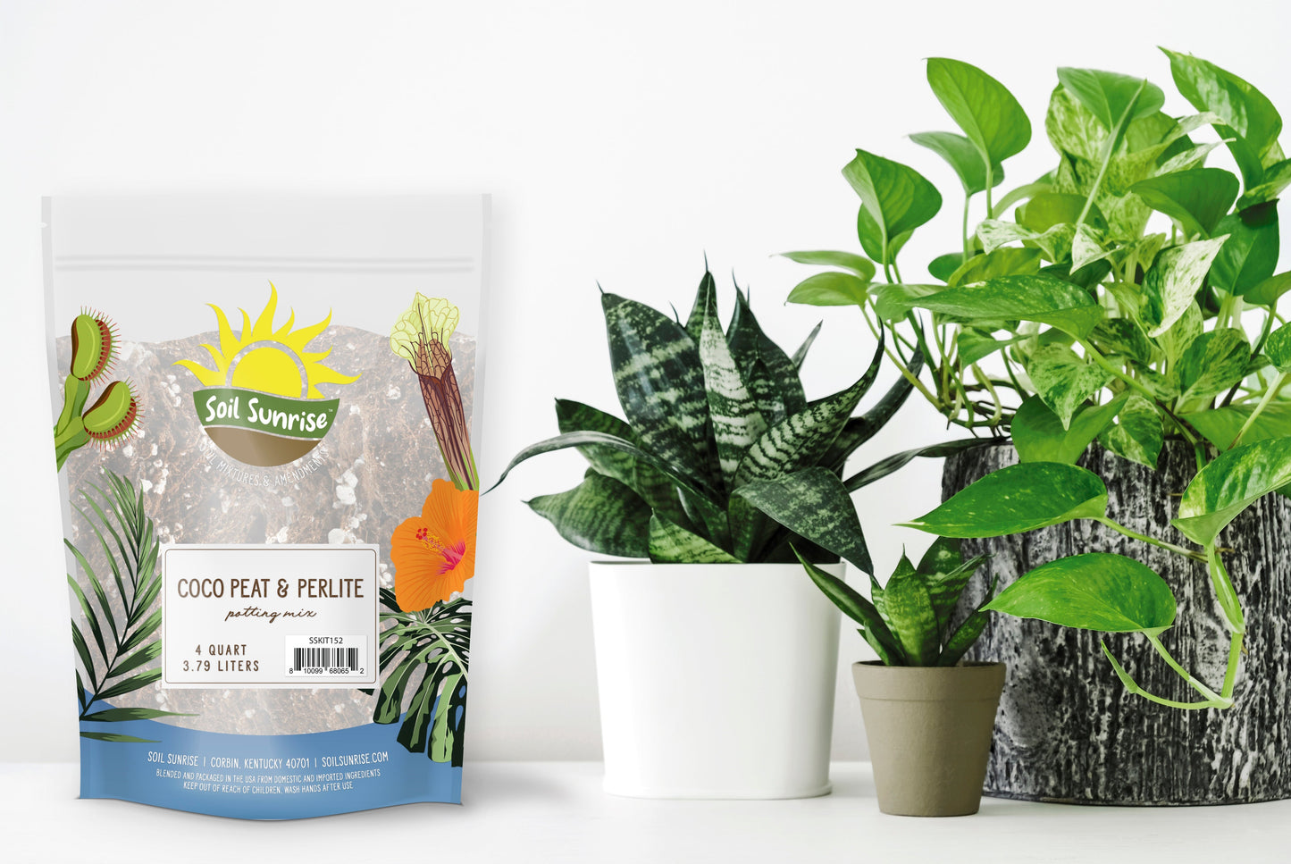 Coco Peat Perlite Potting Mix (4 Quarts) - SSKIT152