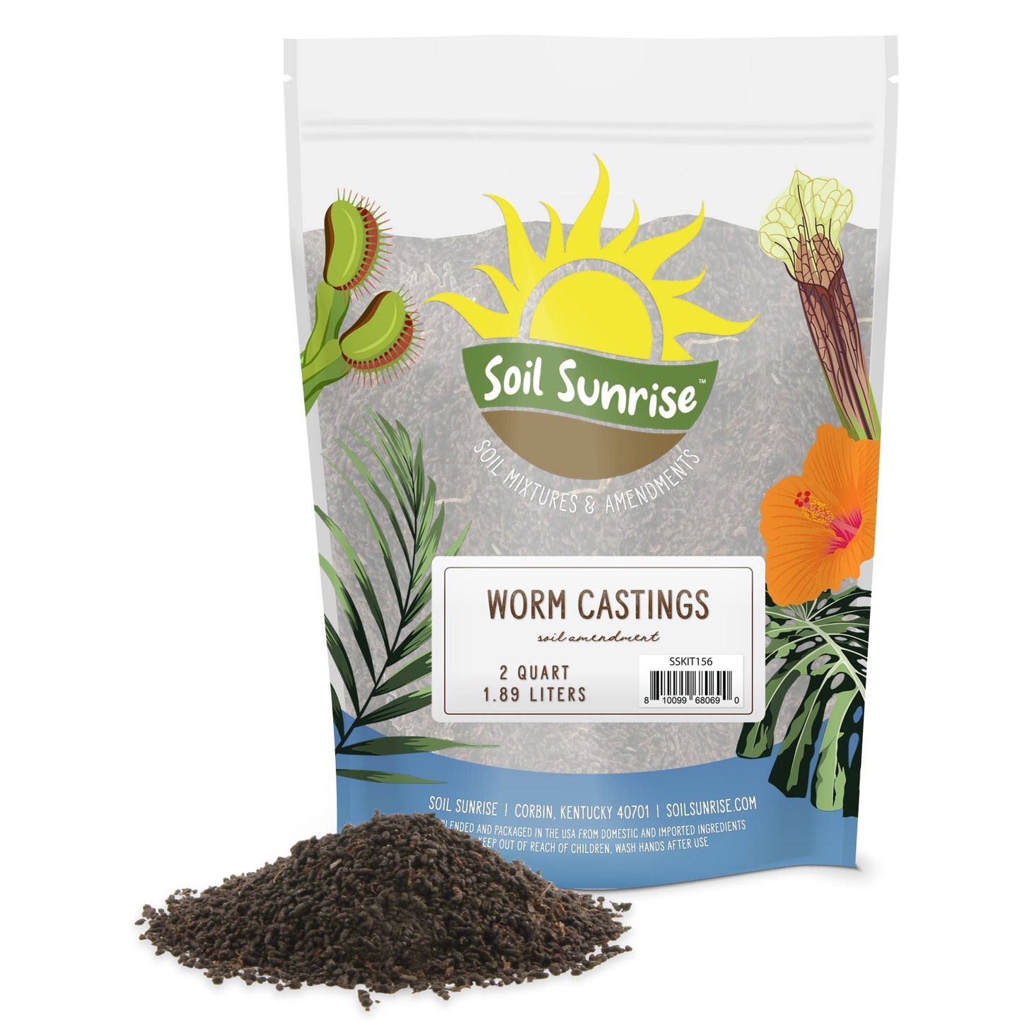 Organic Worm Castings (2 Quarts) - SSKIT156