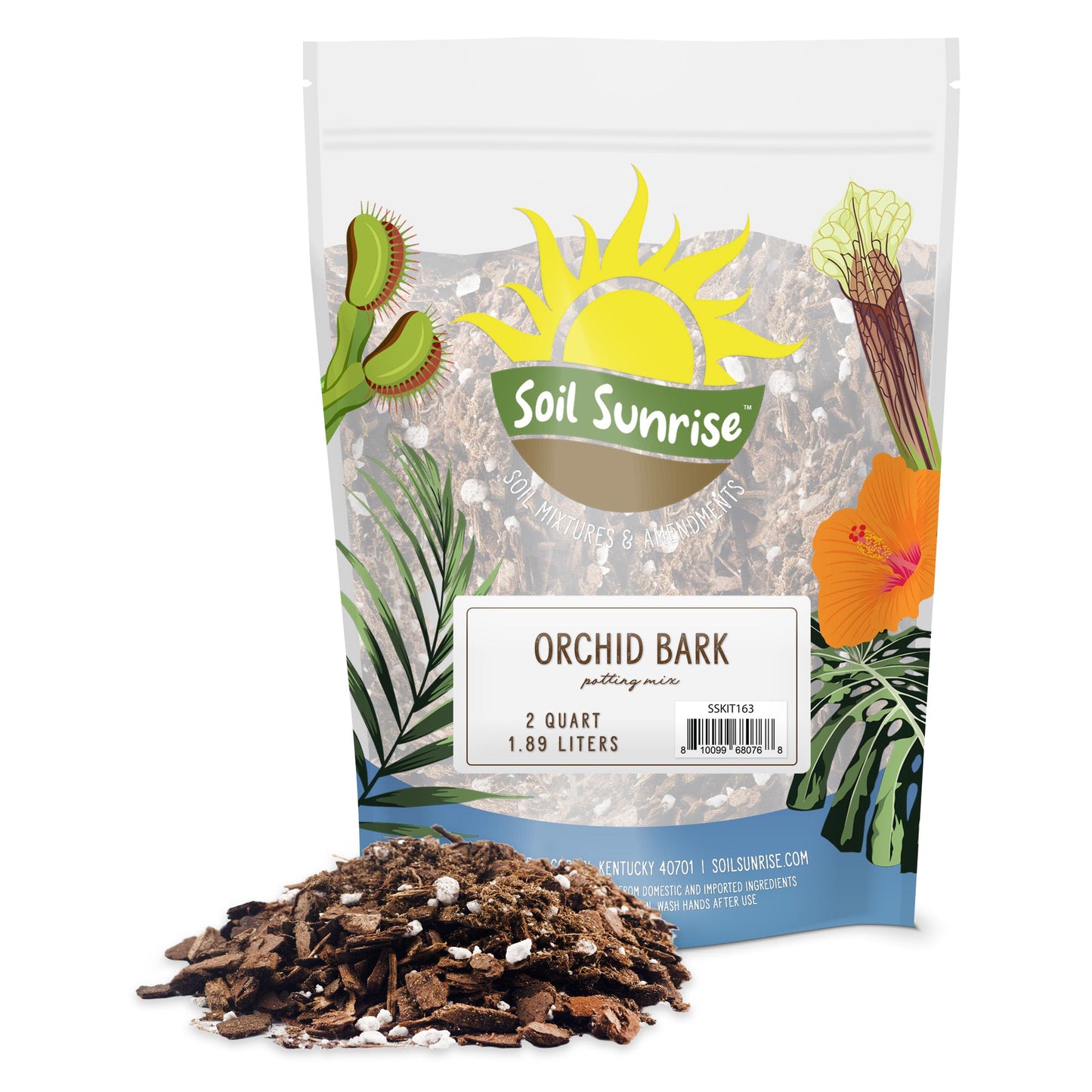 100% Organic Orchid Potting Bark (2 Quarts) - SSKIT163