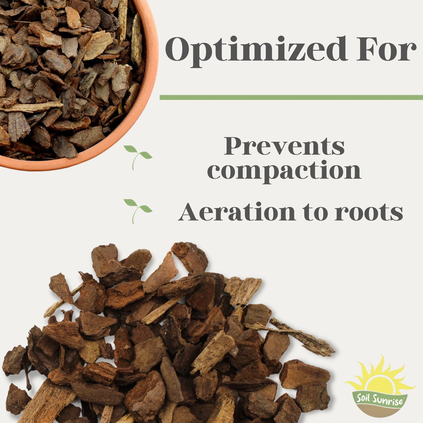 100% Organic Orchid Potting Bark (2 Quarts) - SSKIT163