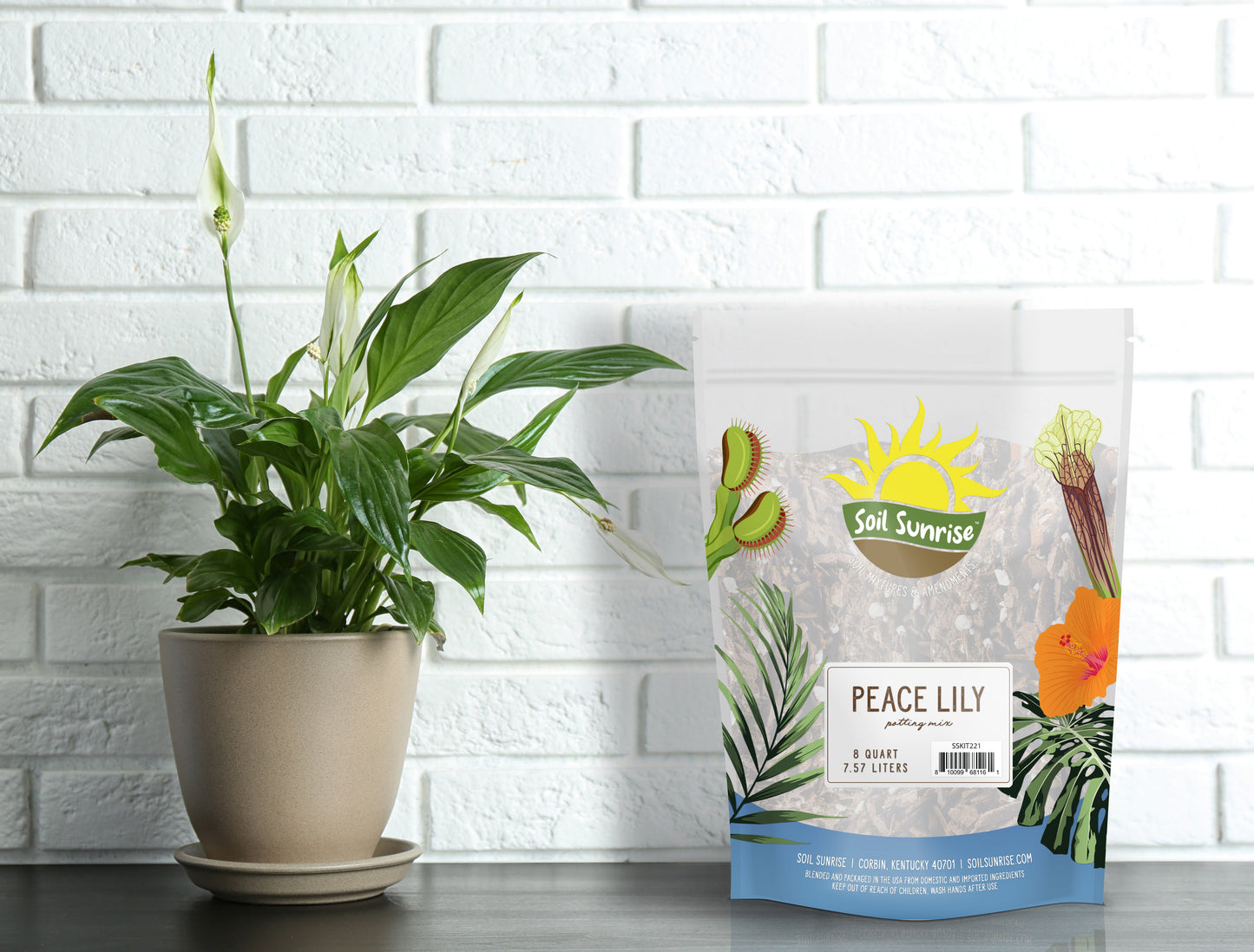 Peace Lily Potting Soil Mix (8 Quarts) - SSKIT221
