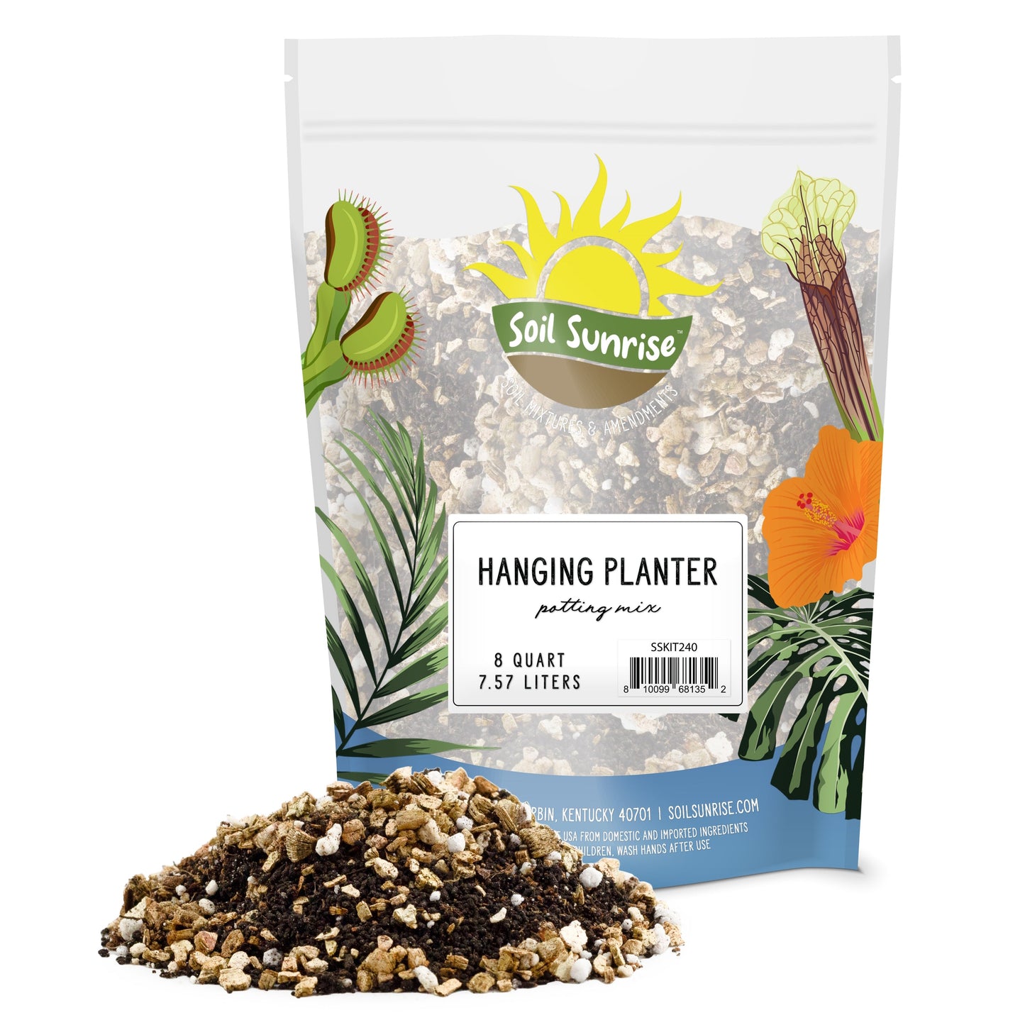 Hanging Planter Potting Soil Mix (8 Quarts) - SSKIT240