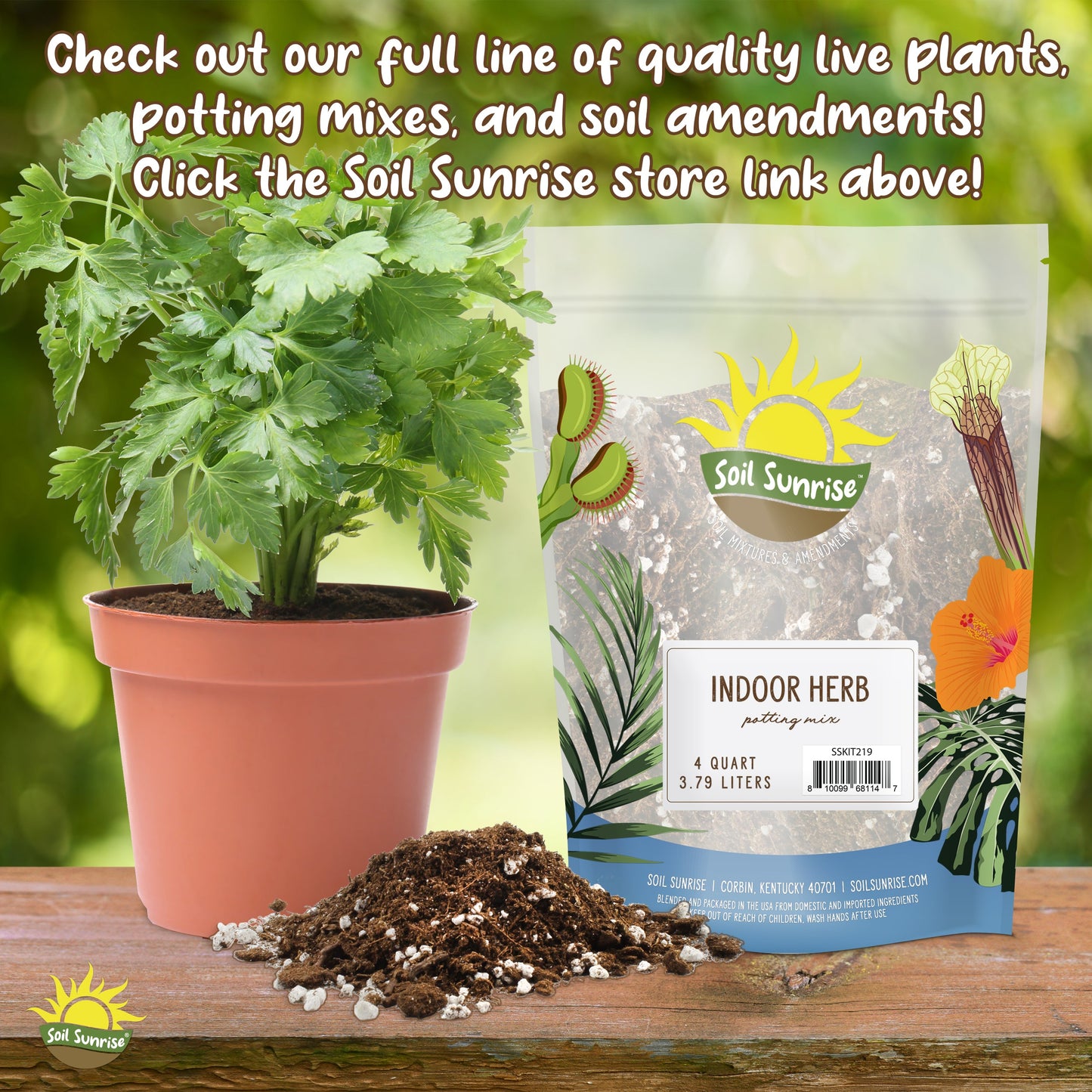 All Purpose Palm Potting Soil (8 Quarts) - SSKIT104