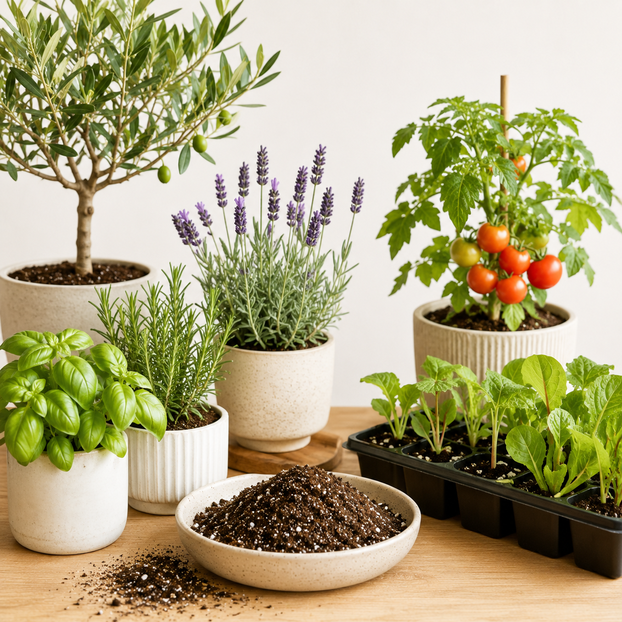 Trees, Herbs & Vegetables