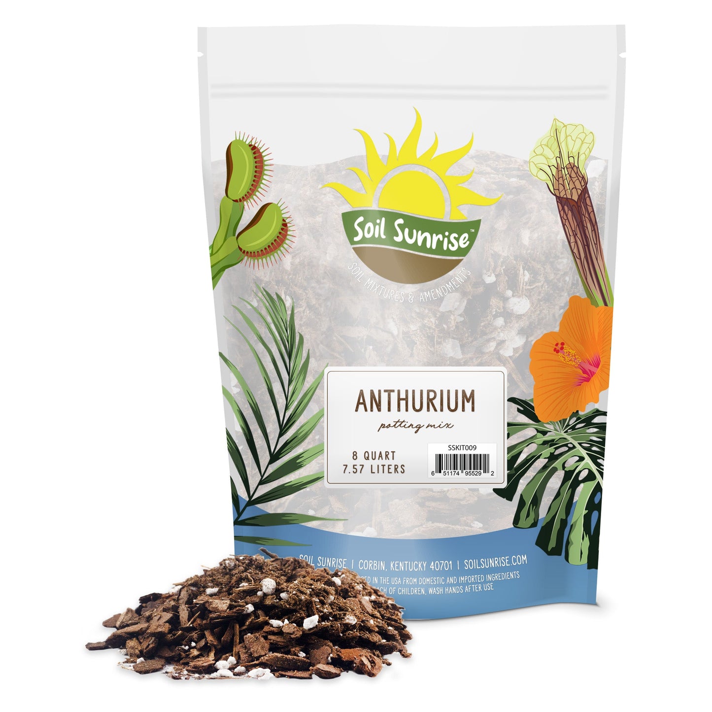 Anthurium Plant Potting Soil Mix (8 Quarts) - SSKIT009