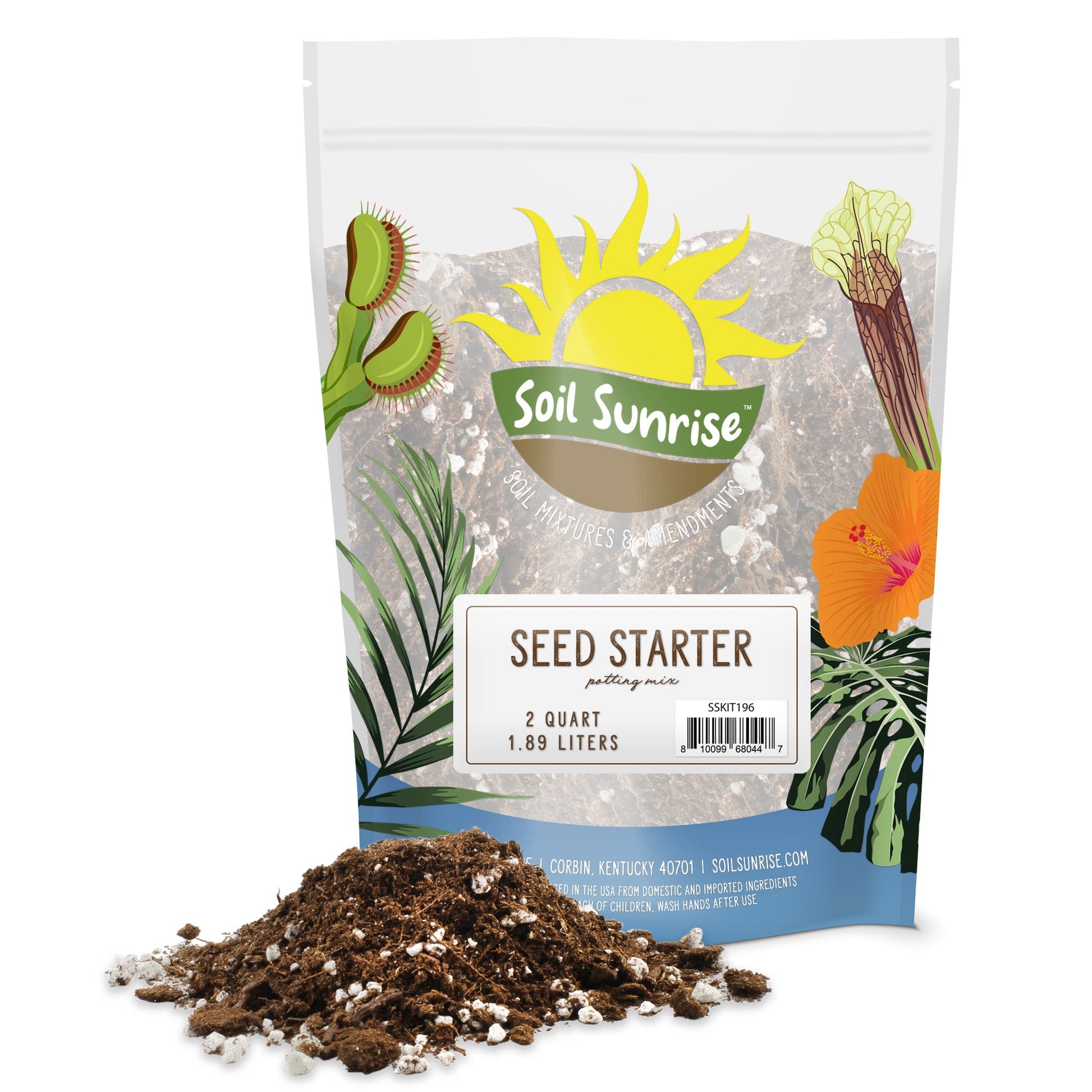 All Natural Seed Starting Mix (2 Quarts) - SSKIT196