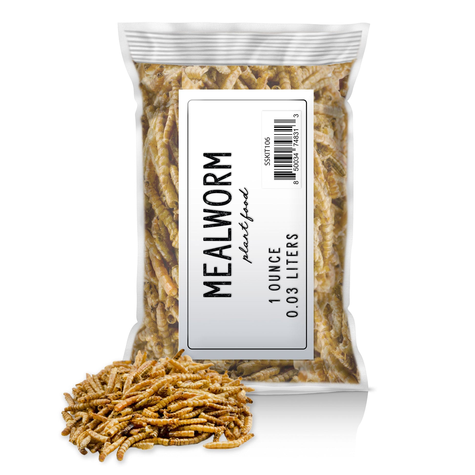 Carnivorous Plant Food Dried Mealworms (1oz) - SSKIT106