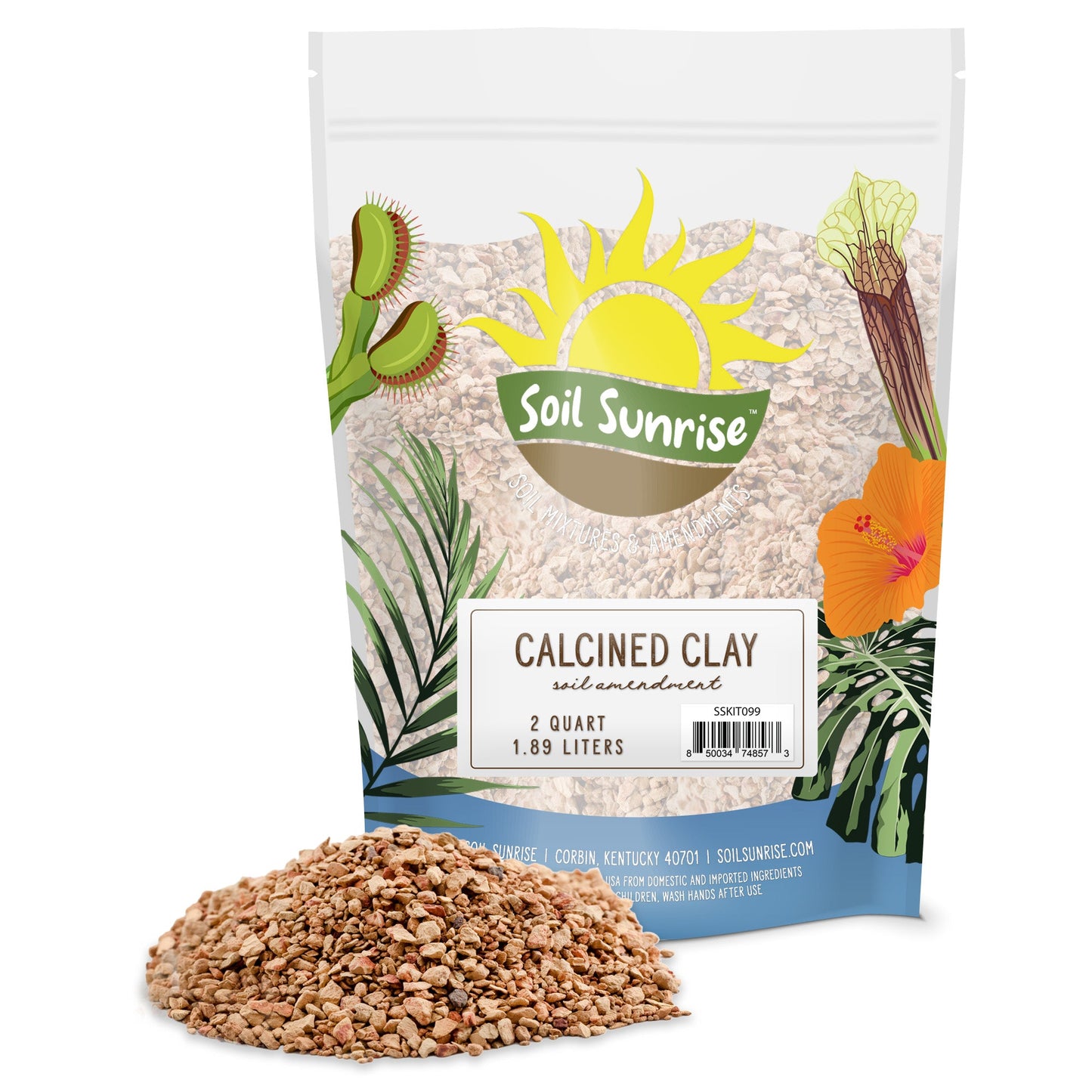 Calcined Clay Bonsai Soil Amendment (2 Quarts) - SSKIT099